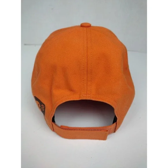 Hard To Find Colorway CARHARTT Orange Quick Duck Adjustable Hat NWOT - Picture 5 of 9